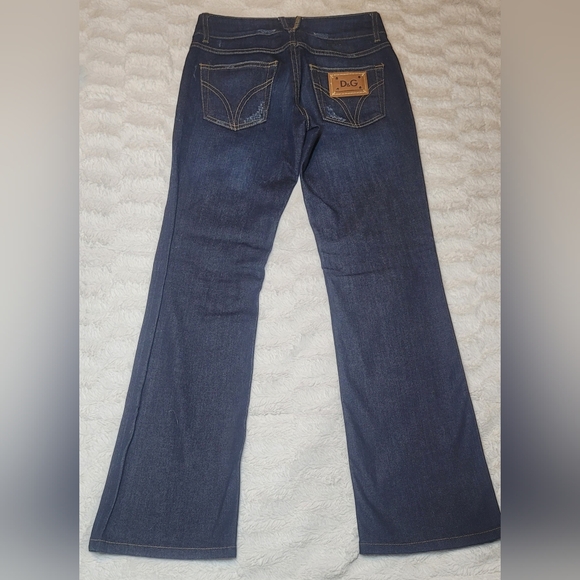 Dolce & Gabbana Distressed Boot leg, low waisted Jeans, Like New sz 25 - Picture 3 of 10